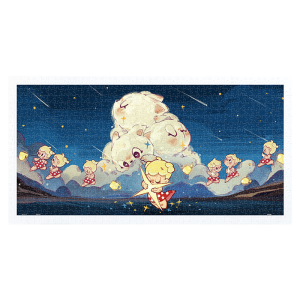 3D-JP | Flat Cute Decorative Gift for Best Friends Jigsaw Puzzle 800 Pieces