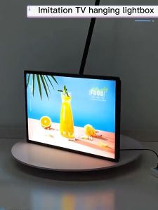 Ultra thin LED advertising light box menu board LED light box restaurant hanging menu board LED with light display board