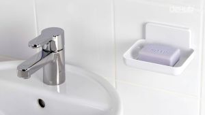 DeHUB Vacuum Pad ที่วางสบู่ จานวางสบู่ ที่ใส่สบู่ก้อน ไม่ต้องเจาะผนัง แผ่นกาวสูญญากาศ