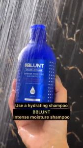 BBLUNT Intense Moisture Shampoo with Jojoba and Vitamin E for Dry & Frizzy Hair - 300 ml