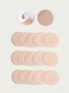 Disposable Invisible Nipple Covers Non-Woven Fabric Breast Covers Concealment Tape for Women Comfortable and Discreet