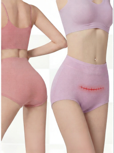 CHUYISHENG | Medical Grade Postpartum High-Waist Underwear 10A Sterile Cotton