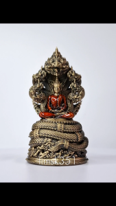 1395 Thailand Buddha Amulet 泰国佛牌. Phra Nakprok Run Phutha Patima Barami. Luang Pu Yen Piyadhammo. Wat Kaeng Sadao. BE2567.