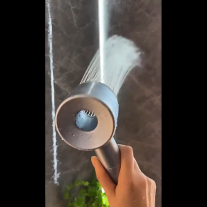 BATHI Kepala Shower Mandi 1 Tombol On Off Spray Booster 5 Pilihan Aerator dengan Filter Air ZL-5