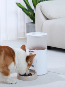 Petstar เครื่องให้อาหาร เครื่องให้อาหารแมว ที่ให้อาหารหมา Pet feeder ความจุ 3ลิตร ฝาปิดสนิท ลดความชื้น รักษาอาหารให้สดได้ยาว