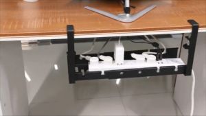 Under Desk Organizer Under Table Storage Rack Cable Management Tray Desk Socket Holder Wire Organizer For Office Use