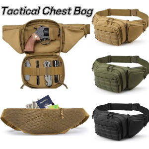 Military Tactical Waist Pack Men Women Belt Bag Travel Casual Waterproof Pack Mobile Phone Wallet Hiking Chest Bag Outdoor