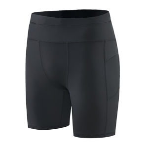 Quick-dry Elastic Compression Shorts Multi-Pockets Running Training