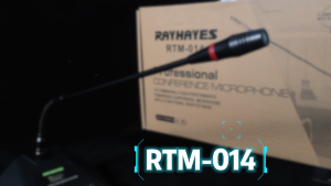 RAYHAYES Professional Wireless Microphone with Adjustable Gooseneck for Metting Conference Presenters