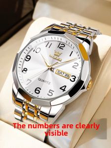 OLEVS | New Design Mens Watch Quartz Movement Water-resistant