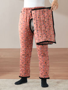 JINLANTING | Open Crotch Warm Care Pants for Seniors and Bedridden Patients Thickened