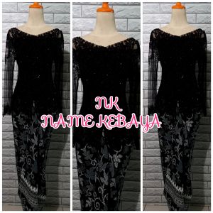 set kebaya pesta moderen kebaya hitam