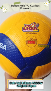 Bola Voli Original 100% Mikasa V300W Asli Made in Japan Bola Volly Kompetisi Resmi Proliga