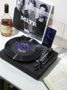 Middix máy nhạc đĩa than máy hát đĩa than cổ điển vinyl record player bàn xoay Âm thanh Loa Bluetooth Thù laoTurntables