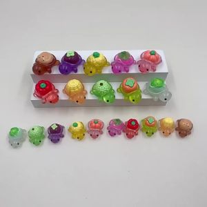 10/20/30Pcs Mini Turtles Glowing In The Dark Miniatures Animal Resin Figurines Micro Landscape DIY Garden Decoration