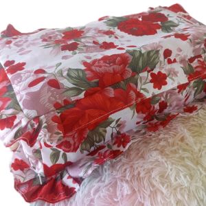 หมอนขิดลายไทยพร้อมปลอกหมอนซีป(ระบาย)