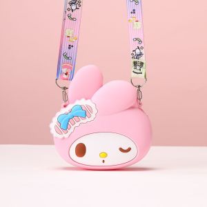 Sanrio Baby Kids Kuromi Bag Silicone Crossbody Shoulder Cartoon Bag