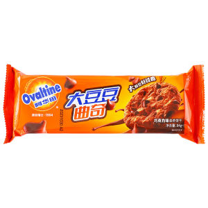 Ovaltine Ovaltine Chocolate Flavor Cookies Casual Office Snack Big Bean Cookies 84G