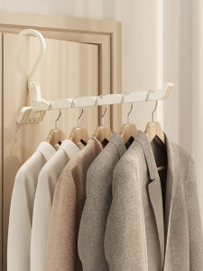 Portable Folding Clothes Hanger Travel Essential Hotel Drying Rack Business Trip Must Have Multi Functional Clothes Drying Bracket