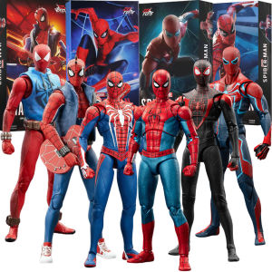 ZD Toy Spider-Man Brand New Day Spider Man PS4 Peter Parker Gold Black Red Iron Spider Hobie Brown Action Figure Toys Model Gift