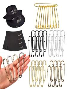 30PCS Large Clothing Safety Pins Heavy-Duty Quilted Blanket Pins Decorative Pins For Canvas Wool Clothing and DIY Jewelry Crafts