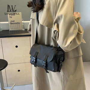 ผู้หญิง LouisWill กระเป๋าสะพายข้างกระเป๋าสะพายชาย Crossbody กระเป๋าสะพายสะพายข้างความจุขนาดใหญ่กระเป๋าสะพายข้างกระเป๋าน้ำหนักเบากระเป๋าลำลองกระเป๋าสะพายสลิงแฟชั่น