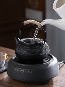 Th-กาน้ำชาเหล็กหล่อสไตล์ญี่ปุ่น + กาน้ำชาชง / กรอง 900ml หม้อเหล็ก Ding Cast Iron Tea Enclosure หม้อสำหรับทำชา