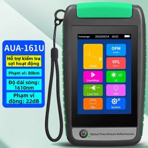 Máy Kiểm Tra Cáp Quang OTDR 80KM Với Màn Hình Cảm Ứng Máy Đo Phản Xạ Miền Thời Gian Quang Học Đa Chức Năng Với VFL OPM OLS Và Bản Đồ Sự Kiện