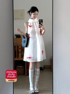 unifittoo | Petite Sweet Bow Sleeveless Dress