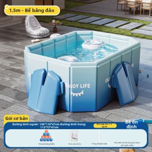 GWYNET | Bể Bơi Dành Cho Trẻ Em Có Mái Che Gấp Đựng Dùng Ngoài Trời Kích Thước Lớn