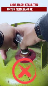 Nis Paket Selang Gas + Regulator Gas Klik Lock (N2 11 BB)