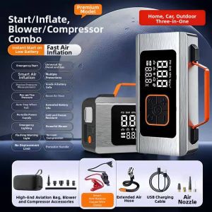 winpolar | Portable Car Jump Starter Electric Air Pump