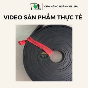 Lưỡi dao gạt mực in lụa cao su đen dài 4 mét