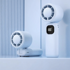 GOOJODOQ | Portable Mini Handheld Fan Ultra Long Battery Life Rechargeable Quiet Cooling Electric Fan Compact Size Household Essential