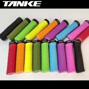 TANKE Bike Handlebar Grips Silicone Handle Bar Covers 1 Pair MTB Mountain Road Folding Bicycle Covers Cycling Accessories Parts