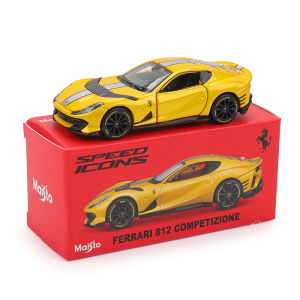 Maisto 1:64 Ferrari SF90 SP1 812 DAYTONA SP3 911 GT2 RS Chassis full alloy die-casting car model collection gift toys
