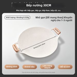 Mad Shark | Vỉ Nướng BBQ Hàn Quốc Chống Dính Từ Đá Maifan