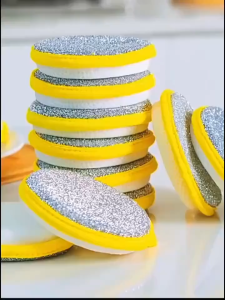 Kitchen Super Absorbent Double-Sided Brushes Magic Dishwashing Sponge Eraser Anti-Grease Rags