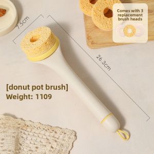 CAROTE | Long Handle Non-Stick Oil Cleaning Pot Brush