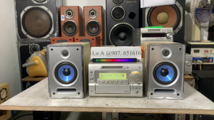 Bán Dàn Nghe Nhạc Kenwood RXD - SH3MD chỉnh bass trep trực tiếp đẹp keng màu  độc hát cực tốt bãi nhật về