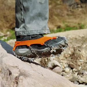 TOSUOD | TOSUOD19 Giày Đế Đinh Mùa Đông 19 Răng Chống Trượt Trên Băng Gripper Spike Giày Leo Núi Ngoài Trời Cho Giày Tuyết Trên Băng