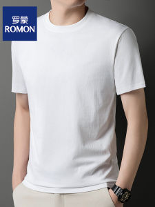 Romon Antibacterial Ice Silk Short Sleeve T-Shirt for Boys Summer Sport Casual Clothes Youthful Breathable Standard Fit Tee