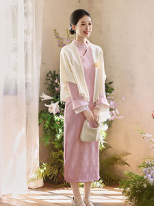 Chinese Style White Elegant Tassel Shawl
