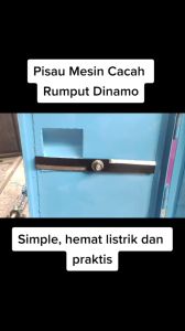 Sparepart Pisau Mesin Pencacah Sederhana Khusus Dinamo 30cm AS 10mm