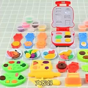 3D Color Clay Toy Noodle Maker Machine Toys Dough Set Ice Cream Double Twister Playdoh Play Doh Plasticine Toys