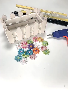 Glue Gun Saklar ON-OFF Alat Lem Tembak 20W Lem Bakar Alat Kerajinan Tangan