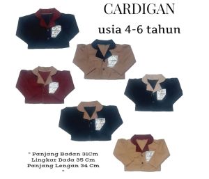 Cardigan Blazer Anak Perempuan|Cardigan anak lengan panjang|Blazer Jas Anak perempuan|Pakaian Anak usia 456 tahun|auter anak terbaru|Cardigan crop