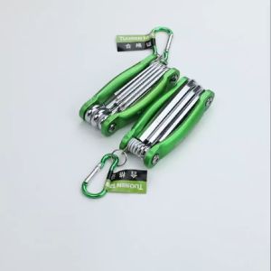 Bộ lục giác gập 8 chi tiết mẫu hoa thị và lục giác - Hàng chính hãng Tuosen