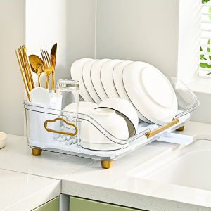 Kitchen Drain Rack for Dishes and Fruits Vegetables