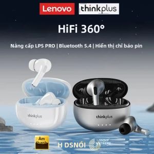 Tai Nghe Không Dây Bluetooth 5.4 Lenovo LP5 PRO Âm Thanh HiFi Điều Khiển Cảm Ứng Tai Nghe Thể Thao Chơi Game Ở Chế Độ Chờ Dài Có Hộp Sạc